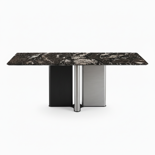 Evarin Stone Dining Table front view preview