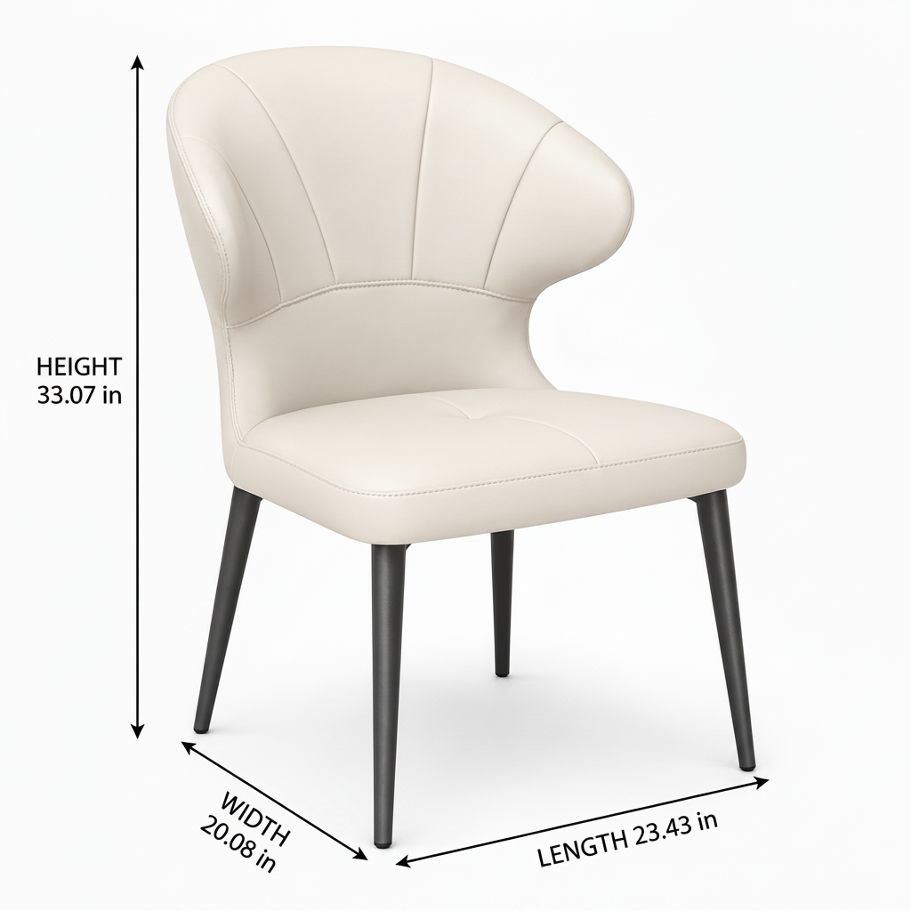 Farielle Dining Chair dimension diagram