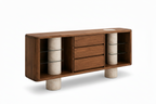 Faron Leather Sideboard