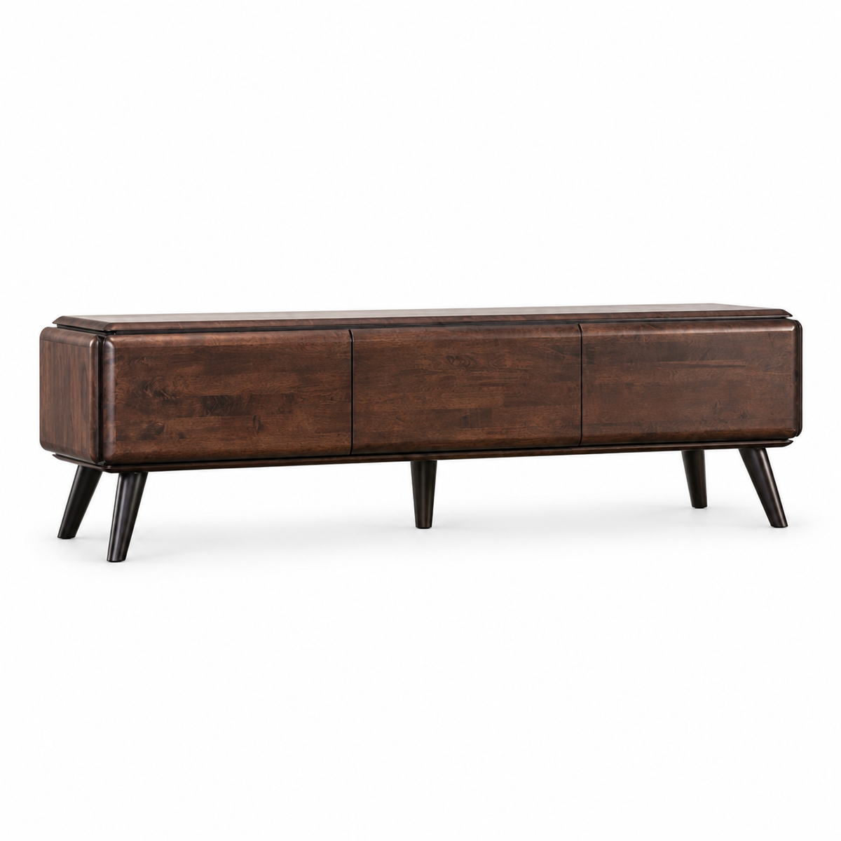 Dosal 70" TV Console — complete three-quarter studio view