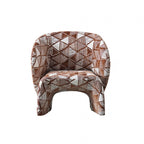 Doyle Accent Chair — Rosewood Brown manufacturer view