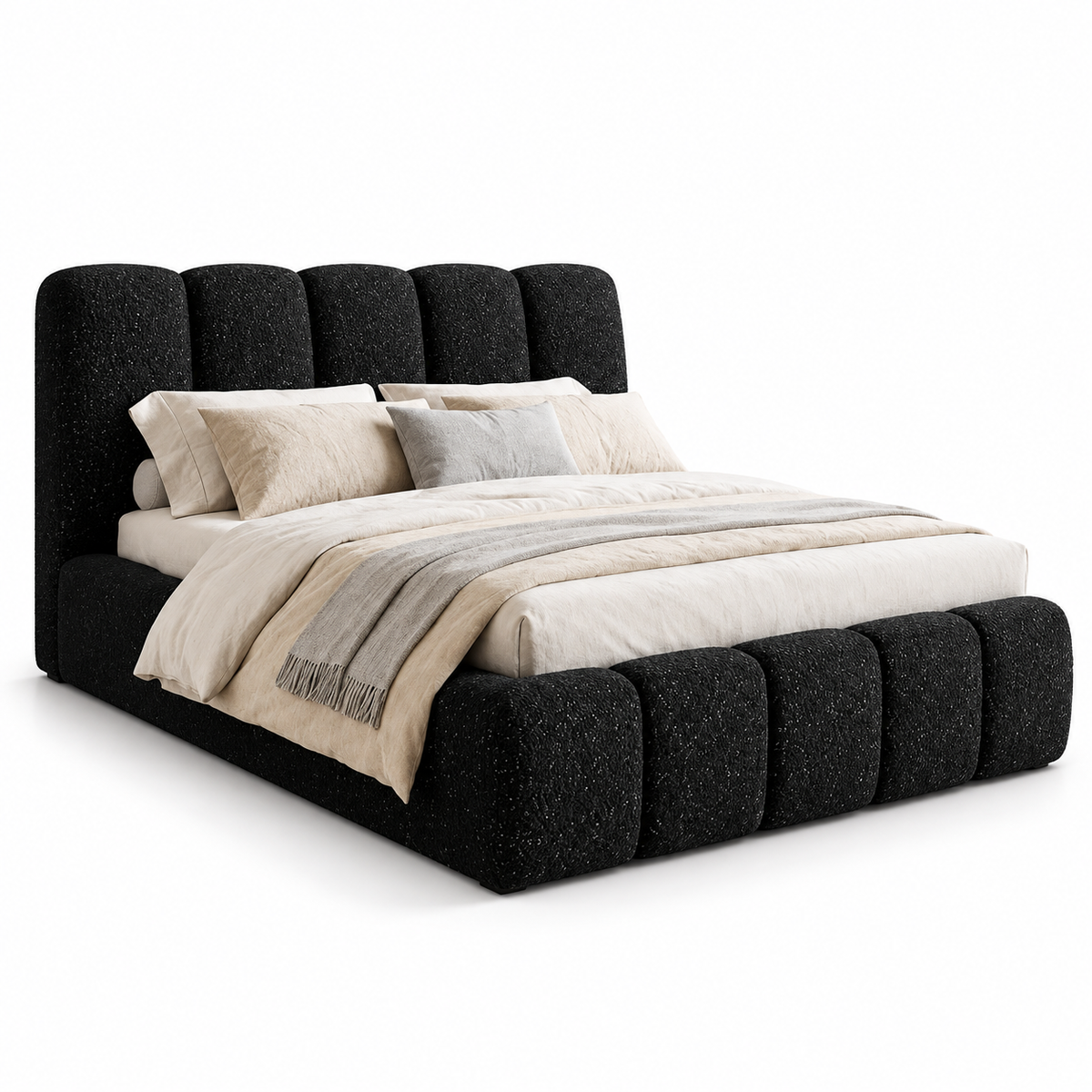 Grevan Queen Bed — complete studio product view