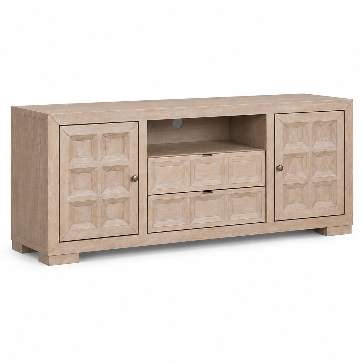 Hatton Cross 72" TV Console — complete three-quarter studio view
