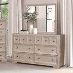 Hatton Cross Mirror shown with coordinating dresser; mirror only, dresser sold separately