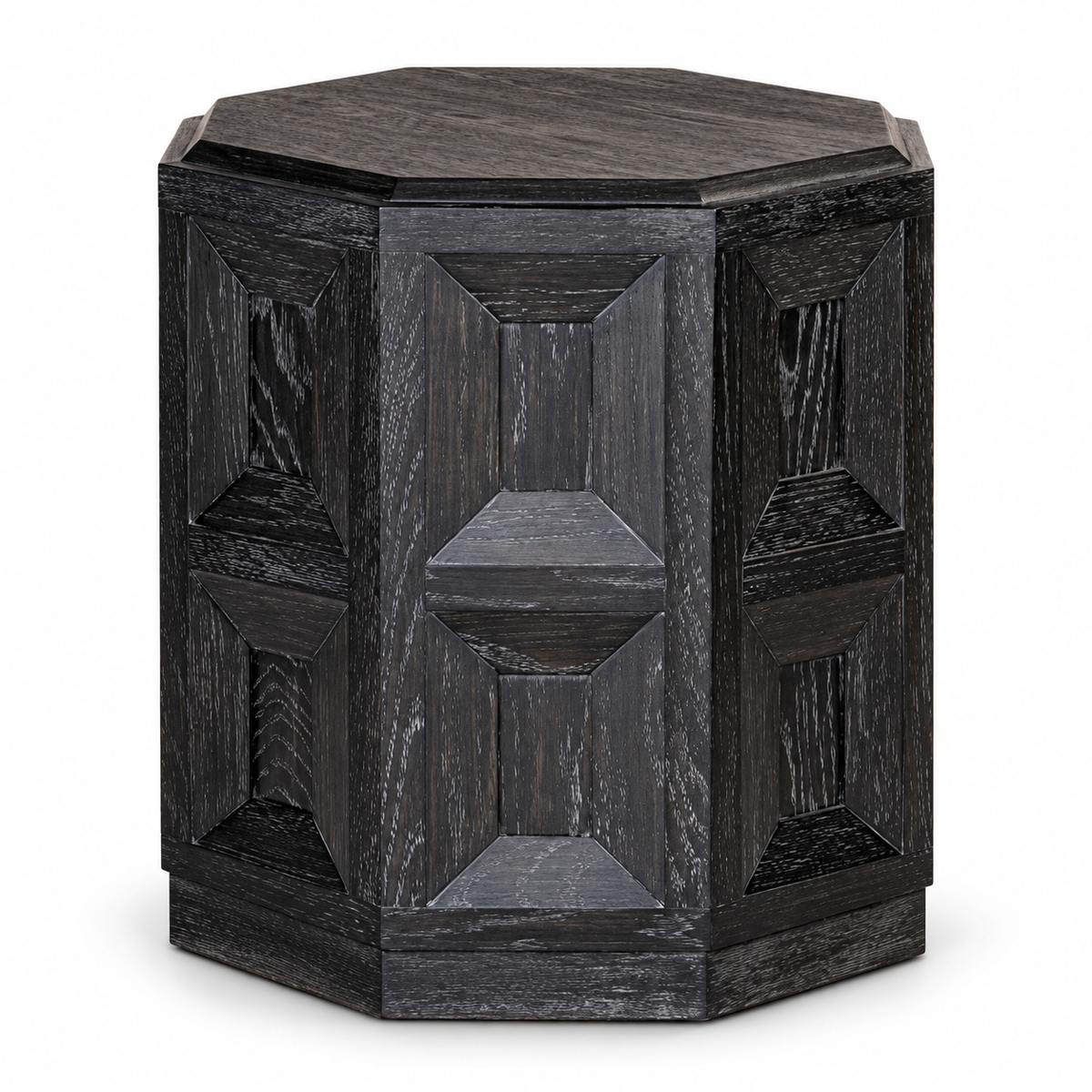 Hatton Cross End Table — Black, complete white background product view
