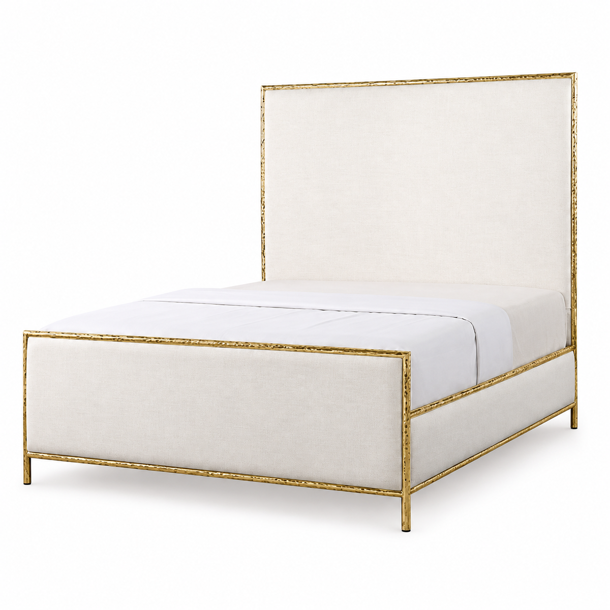 Mysen Eastern King Bed complete product on white background
