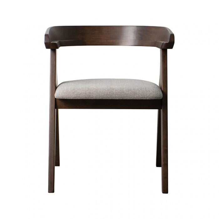 Rondal Dining Arm Chair — Warm Gray Upholstered manufacturer view