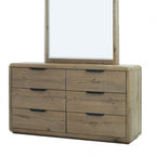 Solenne Arc Mirror shown with coordinating dresser; mirror only, dresser sold separately