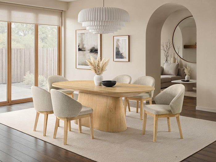 Tottenham 7-Piece Dining Set — Default Title manufacturer view