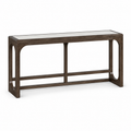 Vellara Console Table — complete three-quarter studio view