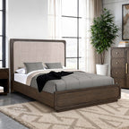 Vellara Queen Upholstered Panel Bed — Default Title manufacturer view