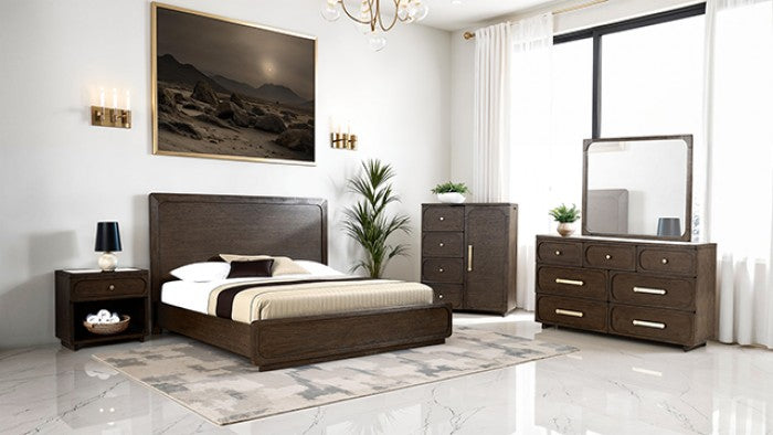 Vellara Queen Wood Panel Bed — Default Title manufacturer view