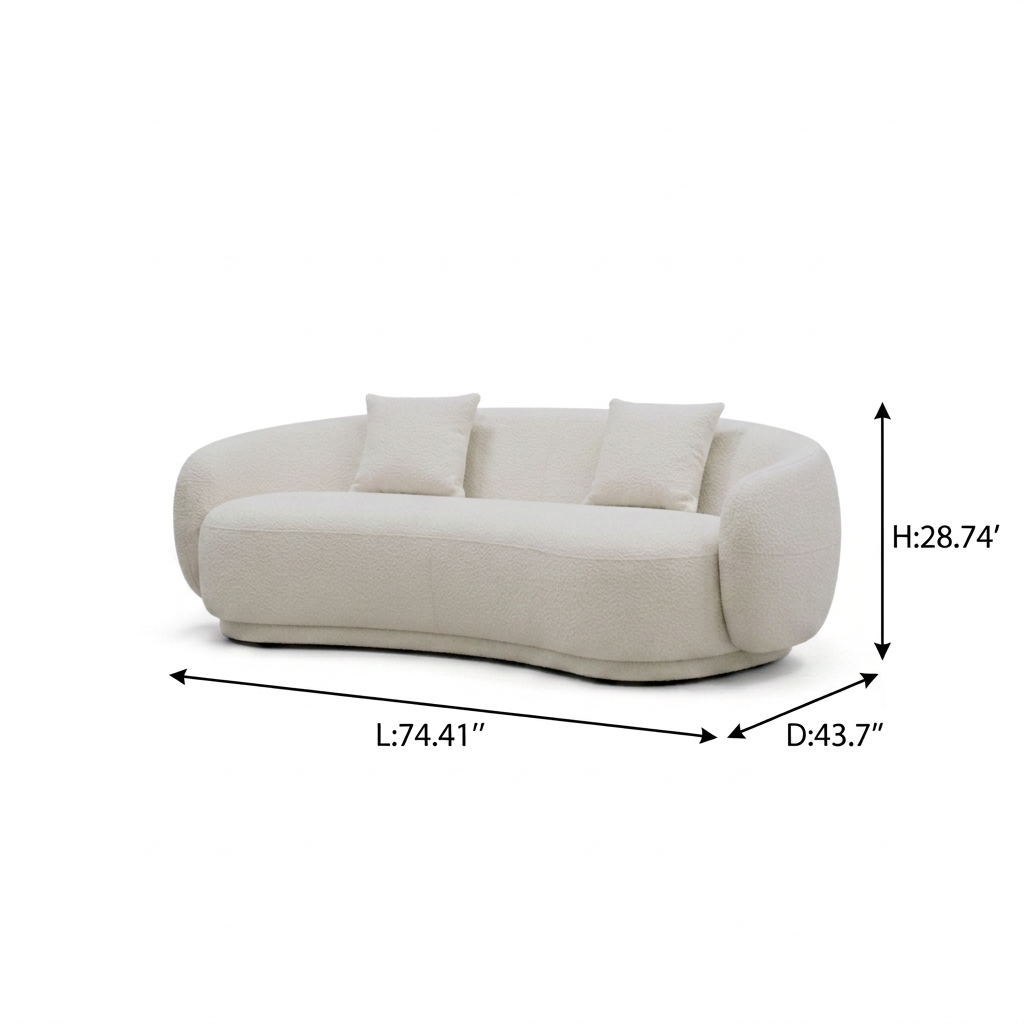 Franchet Loveseat — dimensions