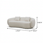 Franchet Loveseat — dimensions