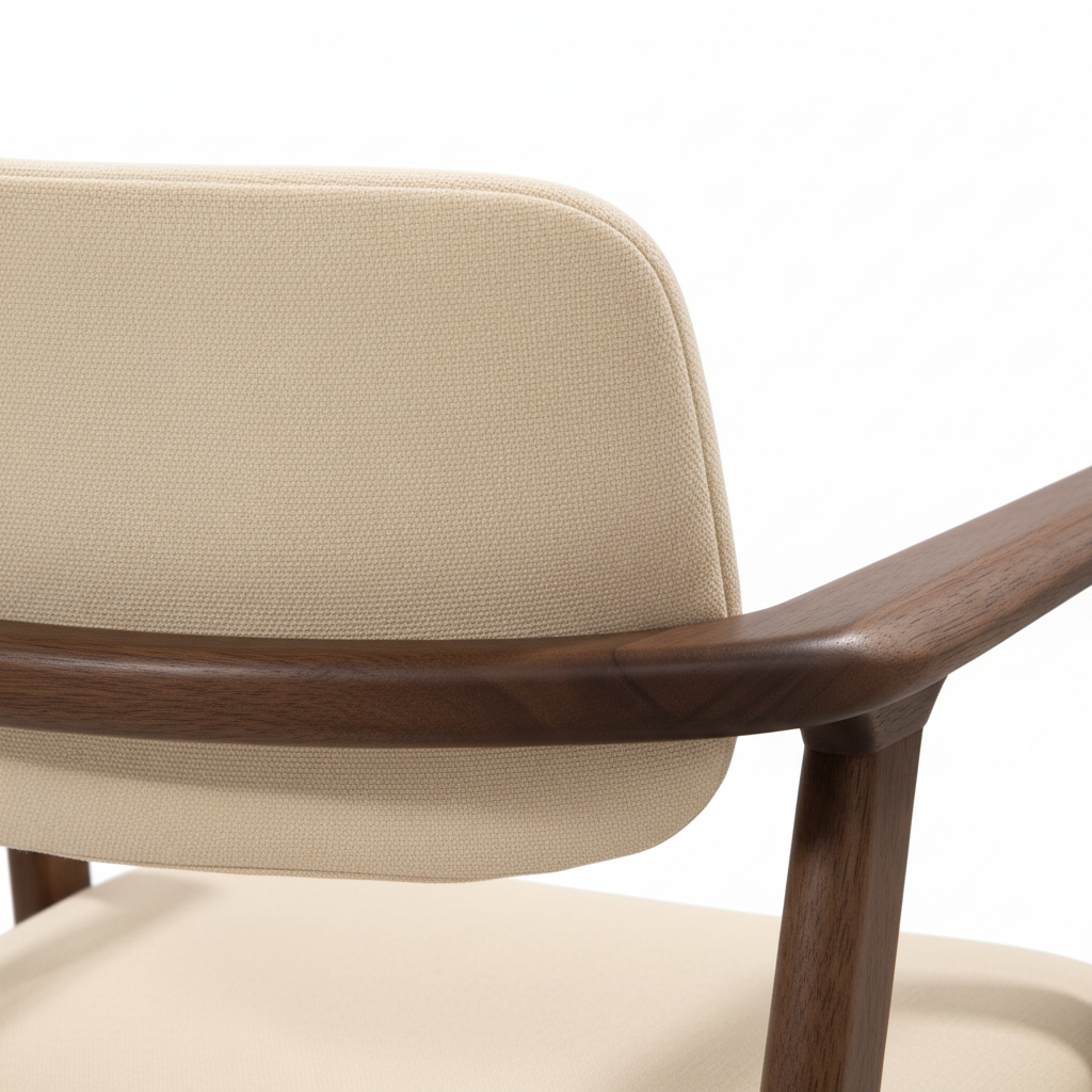 Genevieve Dining Chair - Backrest & Armrest Detail