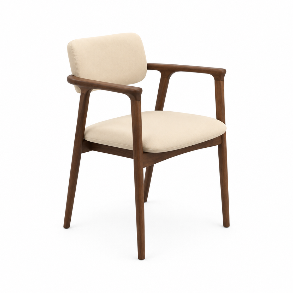 Genevieve Dining Chair right-facing 45° hero