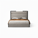 Gildenne Bed straight-on front view on a white background