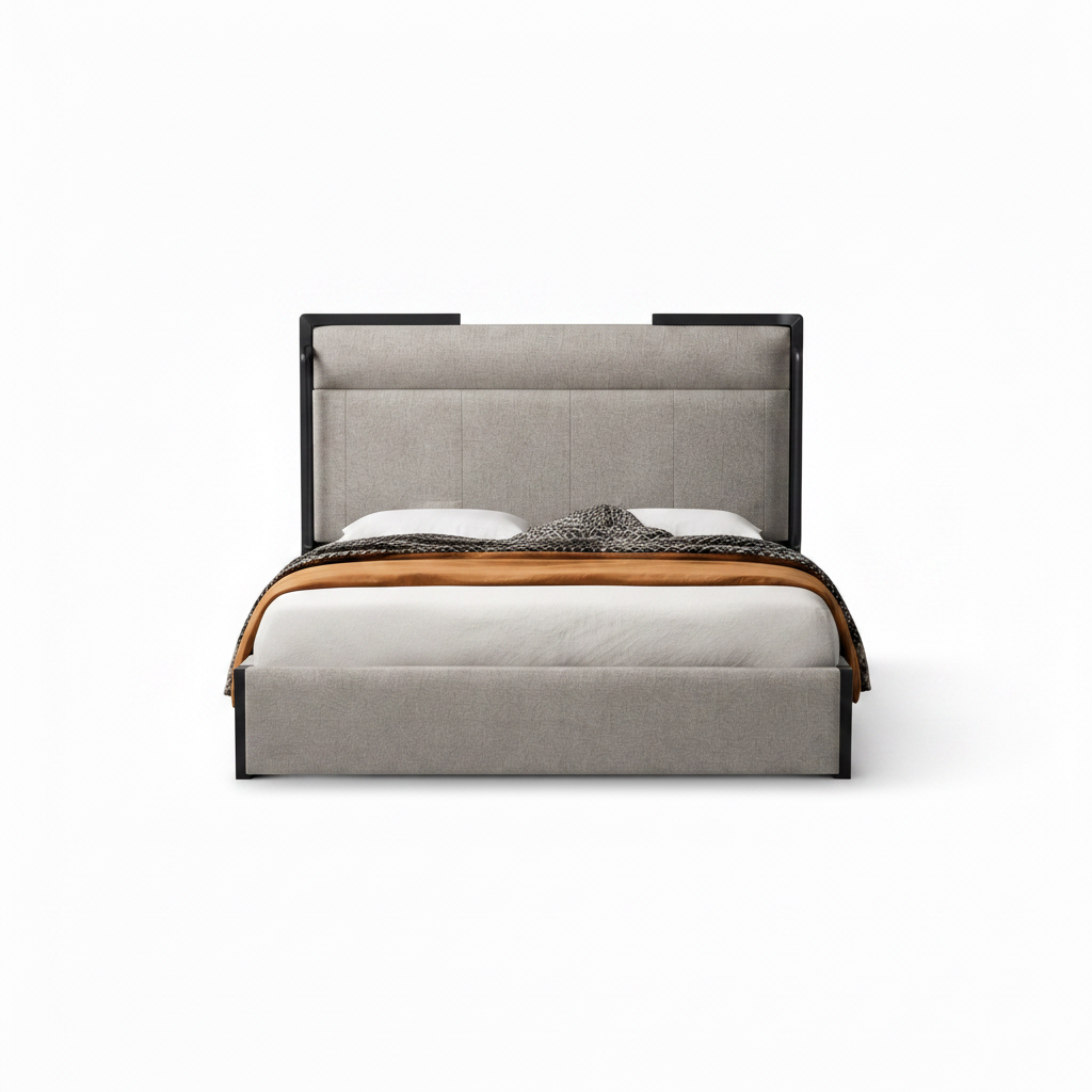Gildenne Bed straight-on front view on a white background