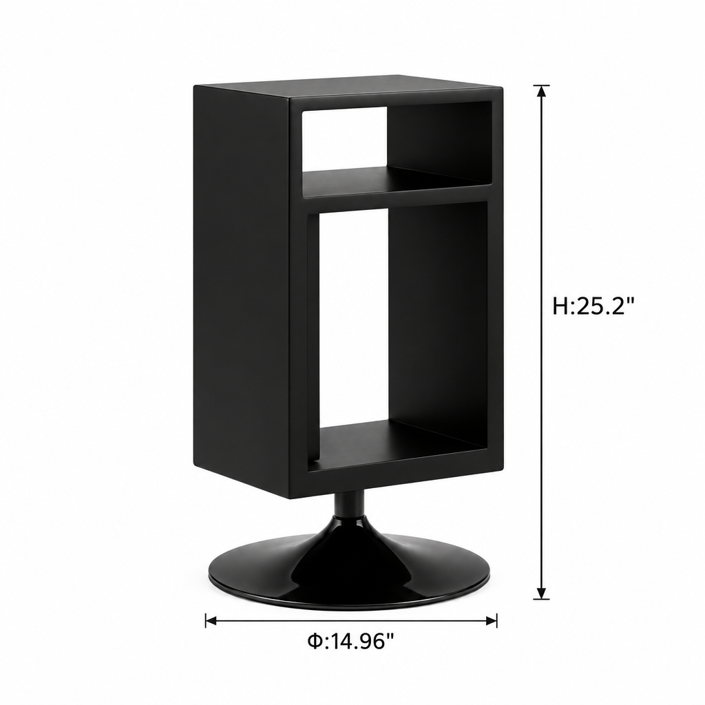 Gracelon End Table — diameter and height dimensions