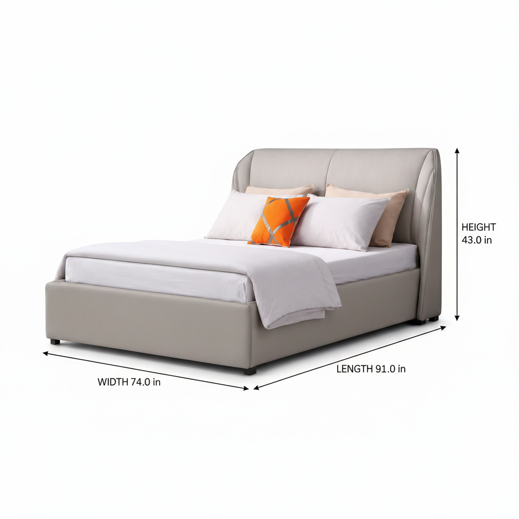 Hadley Bed final dimension diagram