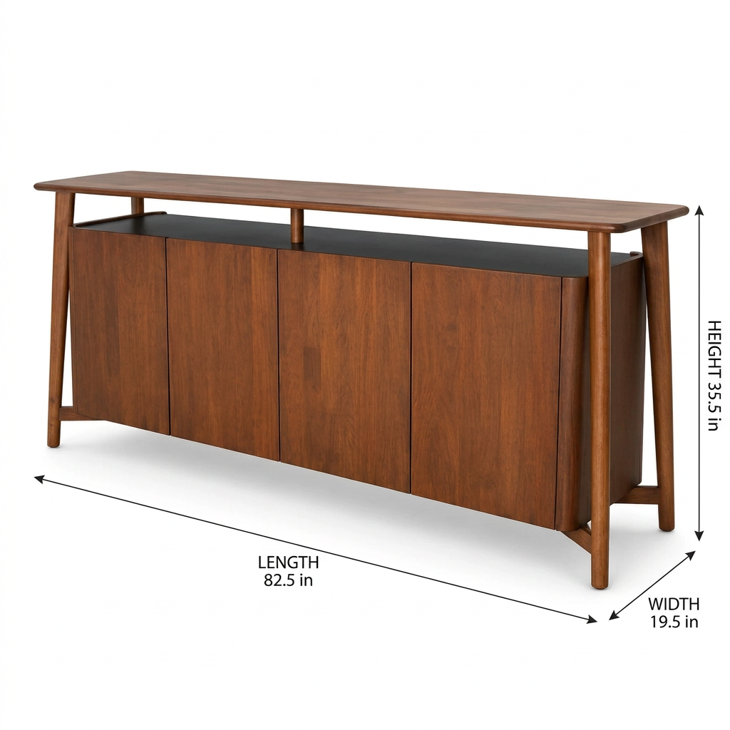 Hadsten 4-Door Sideboard - Dimensions