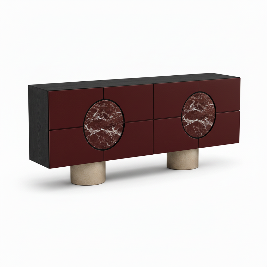 Helier Sideboard left side view preview