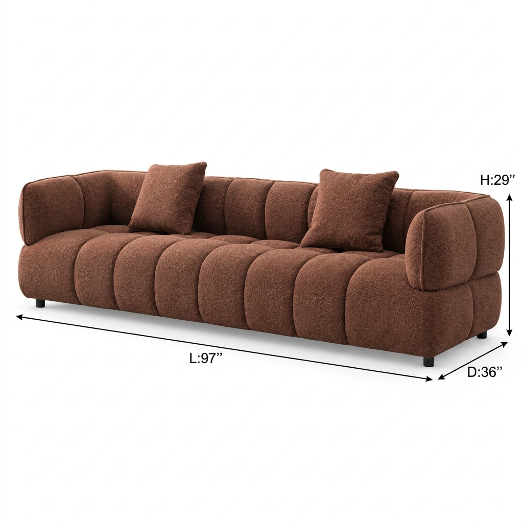 Hershel Sofa 尺寸图
