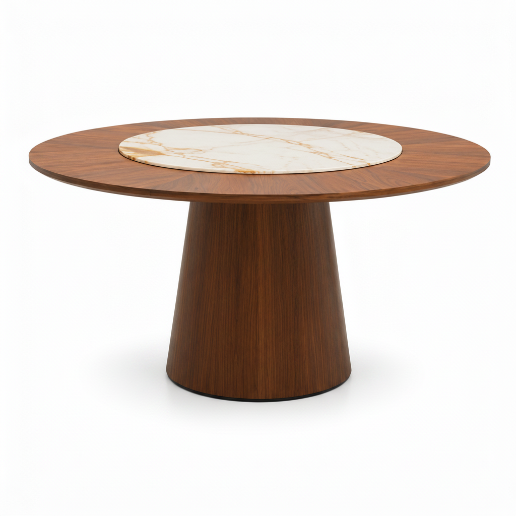 Hespera Stone Dining Table front view
