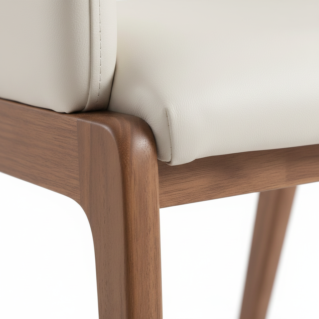 Honora Dining Chair - 木腿细节