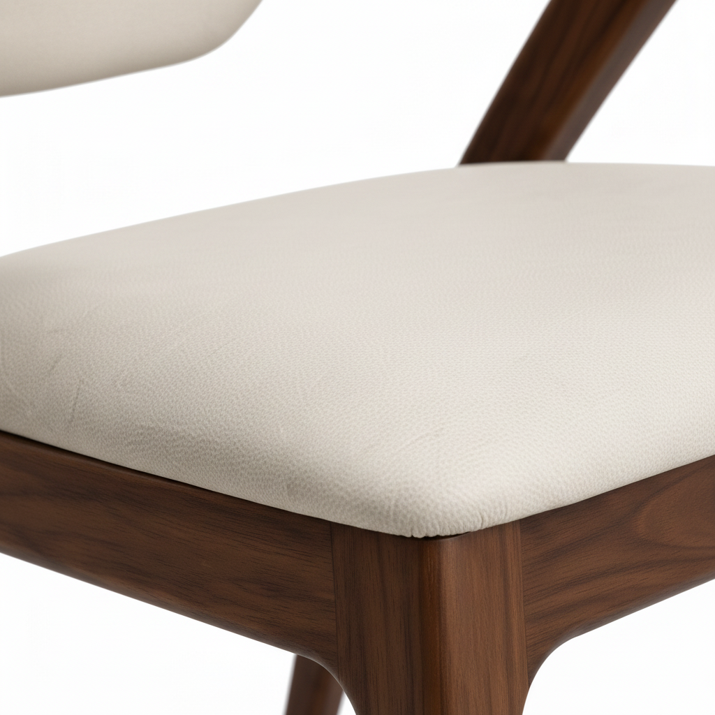 Ilaria Dining Chair - 皮革细节