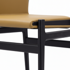 Kensington Dining Chair ash wood frame and leg detail