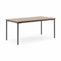 Uverin Dining Table in wood, front-right 45-degree view on white background