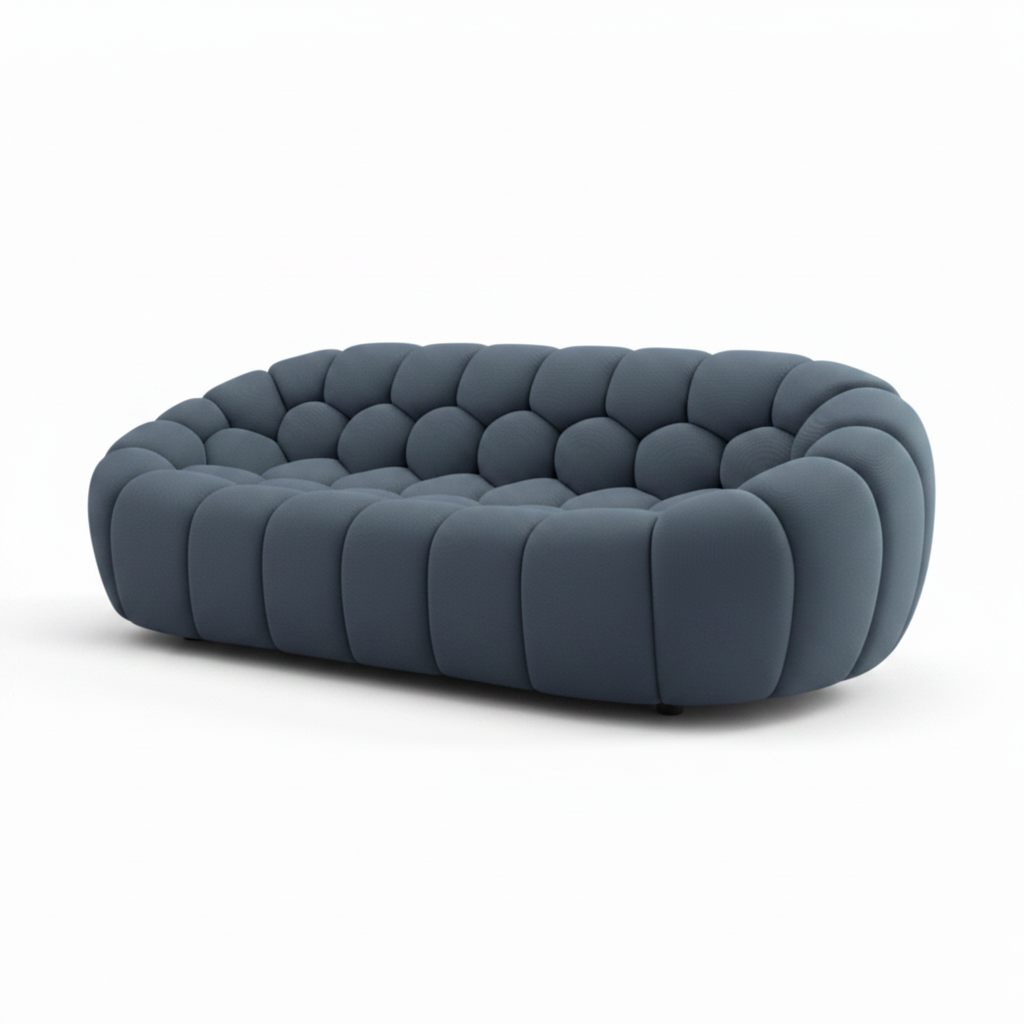Cielmont Sofa dark gray right front 45 degree view