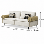 Dorselle Sofa dimensions L 102.36 in W 35.43 in H 33.46 in