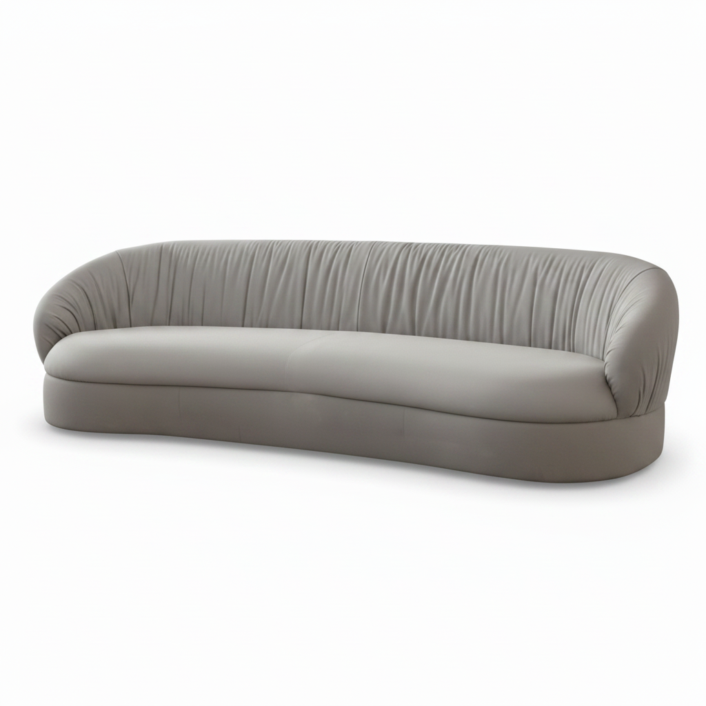 Left-front 45-degree view of the Cordovan Sofa