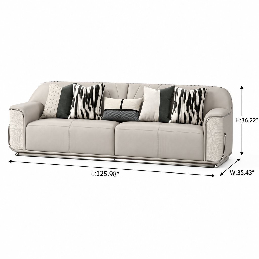 Ardellon Sofa dimensions L 125.98 in W 35.43 in H 36.22 in
