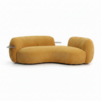 Front view of the Lourmarin Sofa matching the original hardware placement