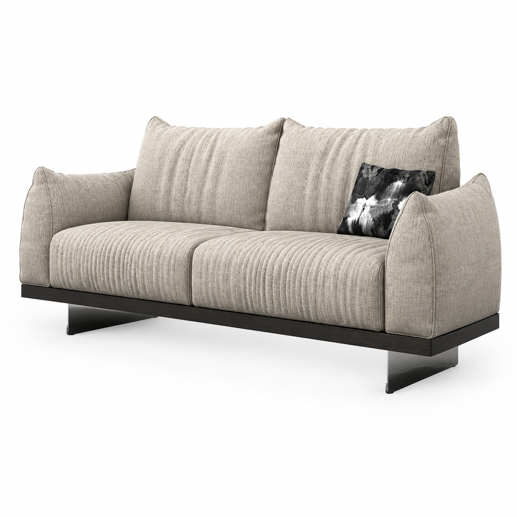Norelle 3 Seater Sofa right-front 45-degree view, closer angle