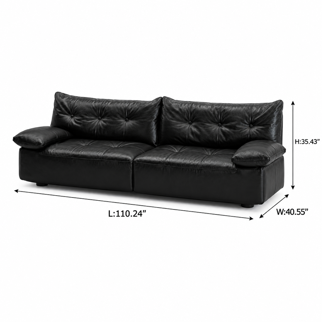 Liorenzo Sofa dimensions L 110.24 in W 40.55 in H 35.43 in