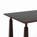 Close-up of Jorisse Dining Table solid wood tabletop edge and surface
