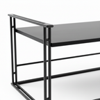 Davenique Coffee Table carbon steel frame and tabletop connection detail