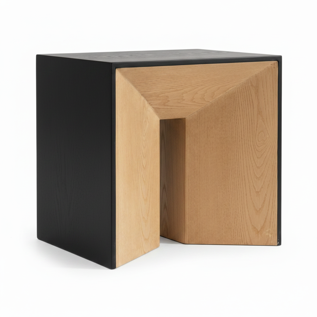 Alerisse End Table on a white background, right-front view