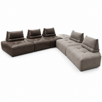 Wynora Fabric Sofa right-front 45-degree view, closer angle