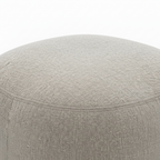 Close-up of the Lacour stool seat surface and edge finish on a clean white background.