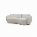 Franchet Sofa cream fabric left front 45 degree view