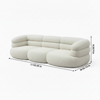 Wynmere Sectional dimensions 122.05 in length 42.13 in width 30.71 in height