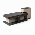 Merenza Coffee Table modern coffee table shown from an elevated angle on a white background