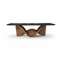 Halcyon Dining Table in a straight-on front view on a white background