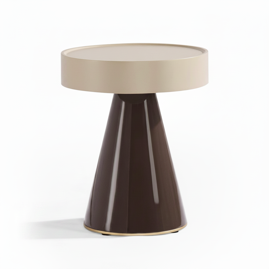 Wexenne End Table on a white background, left-front 45-degree view