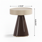 Wexenne End Table dimensions, length 19.69 inches, height 20.079 inches
